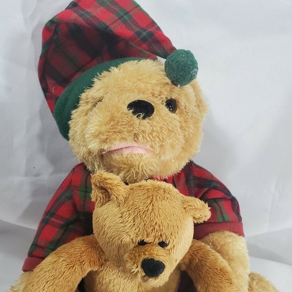 Night Before Christmas Storytime Bear animated Papa reads whole story to Son 10" - Picture 12 of 12